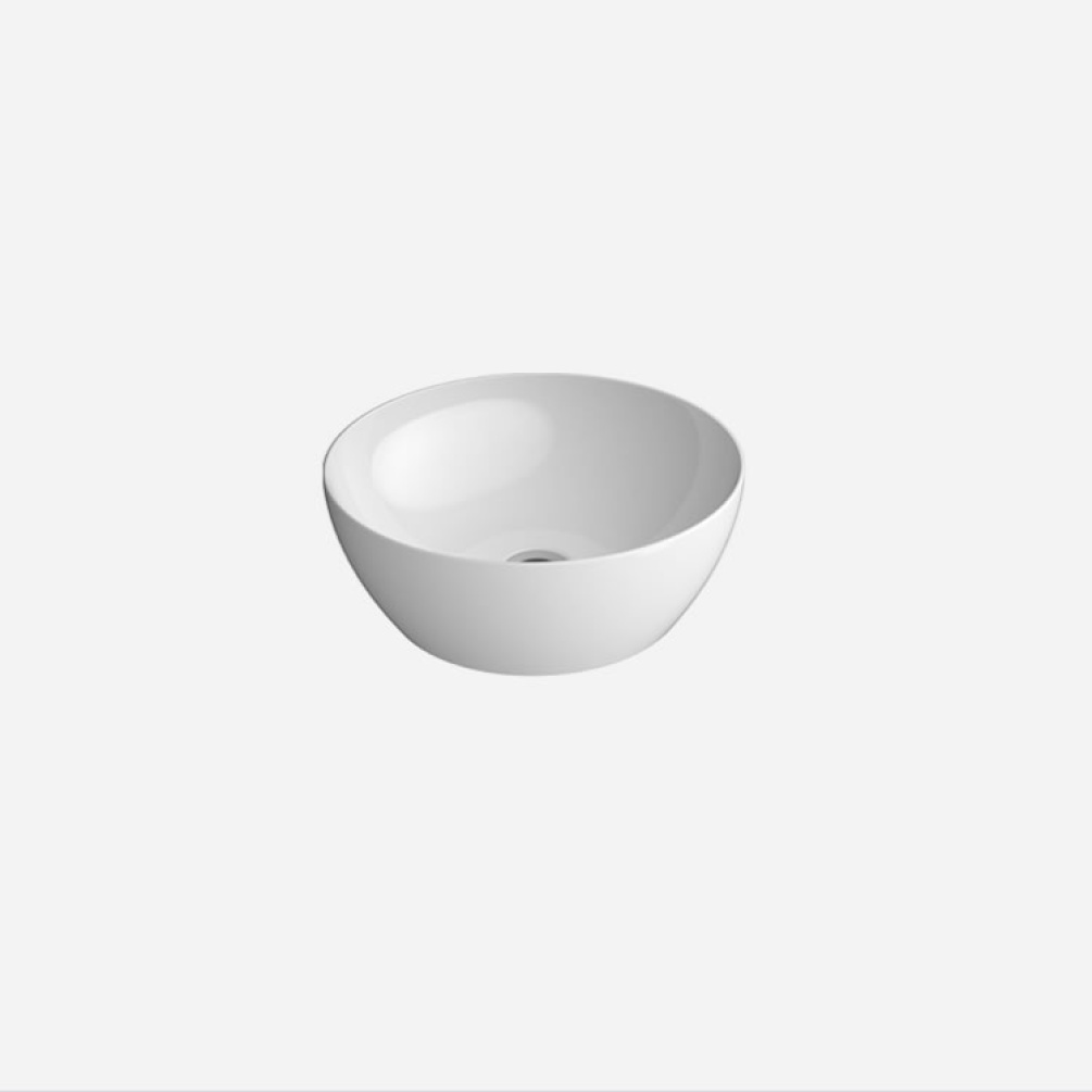 Photo of GSI Pura 42 Round Countertop Basin Angled View