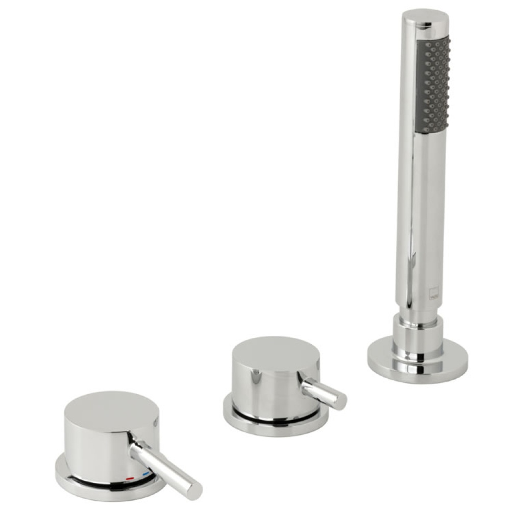 Cutout image of Vado Zoo Three Tap Hole Bath Shower Mixer
