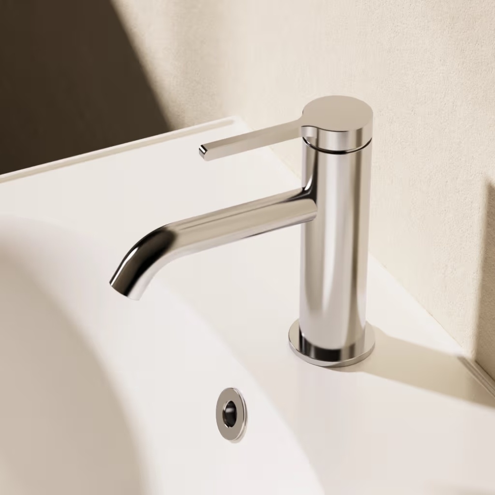 Crosswater Mada Chrome Slim Monobloc Basin Tap Lifestyle