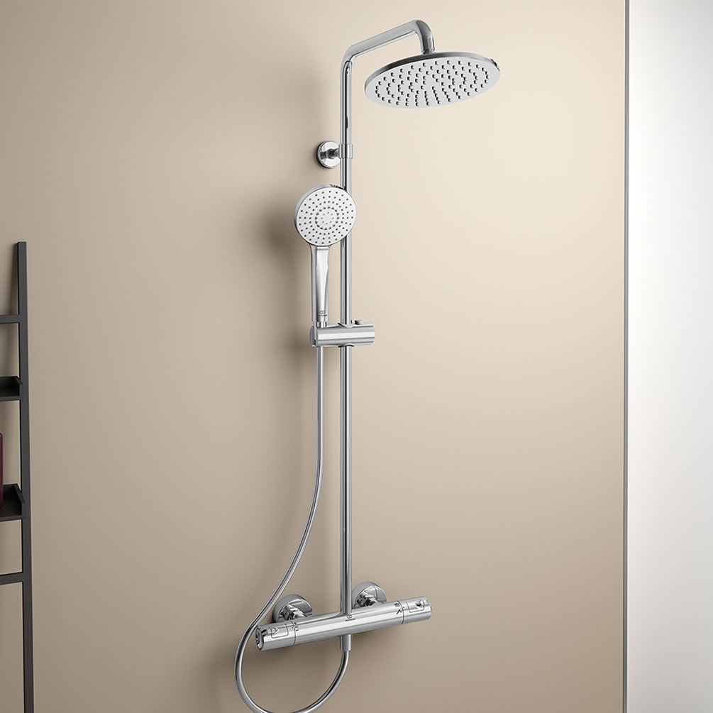 Lifestyle image of Ideal Standard Ceratherm T50 Exposed Thermostatic Shower Column
