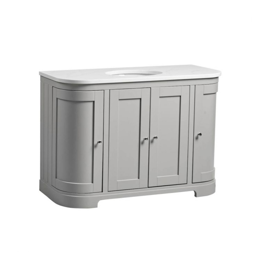 Tavistock Lansdown 1200mm Curved Underslung Single Basin Vanity Unit & Worktop