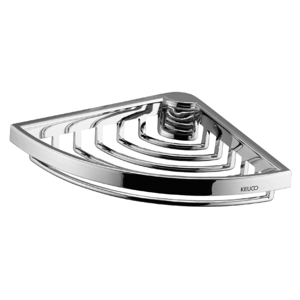 Product Cut out image of Keuco Chrome Round Corner Wire Soap Basket 24943 010000