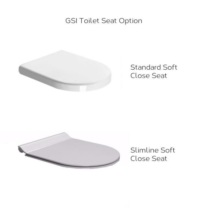 GSI Pura 50 BTW Swirlflush WC & Seat Sanctuary Bathrooms