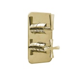Burlington Riviera Gold Dual Outlet Shower Valve