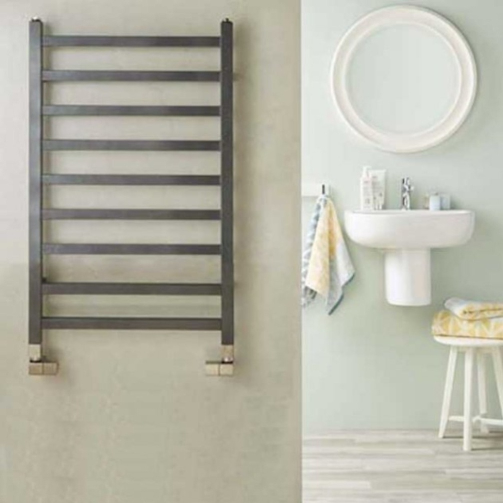Velaro Baxx 800mm x 500mm Anthracite Designer Towel Radiator Lifestyle
