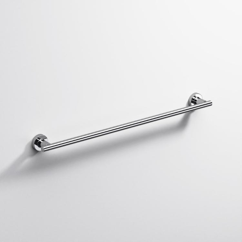 Close up product image of the Origins Living Tecno Project Chrome 660mm Towel Rail