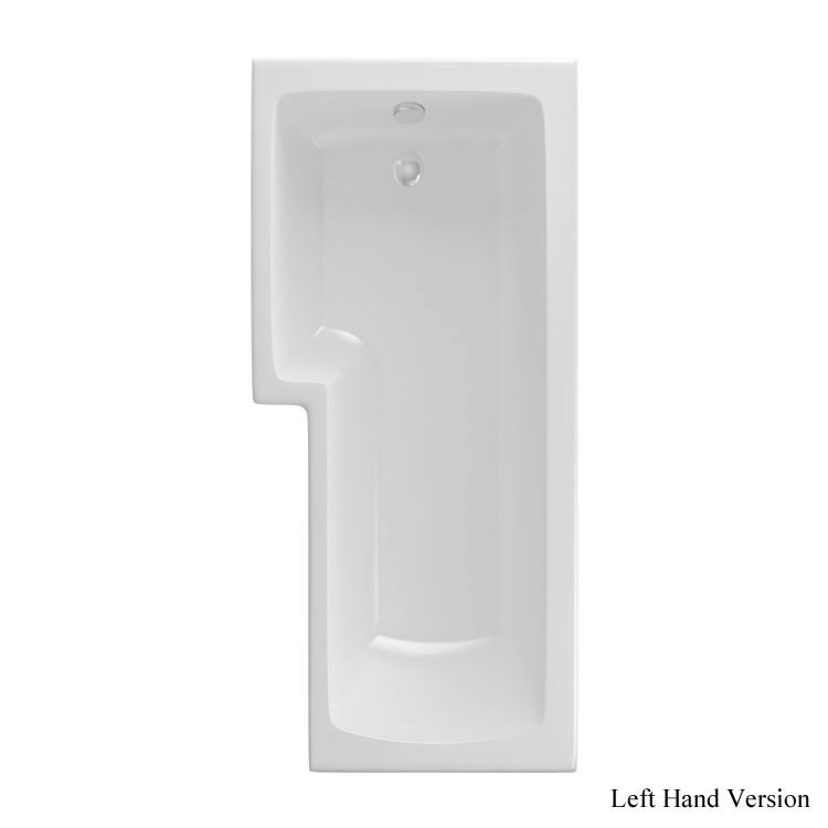 Eastbrook Beaufort Shannon 1700 x 850mm L Shape Shower Bath Sanctuary Bathrooms