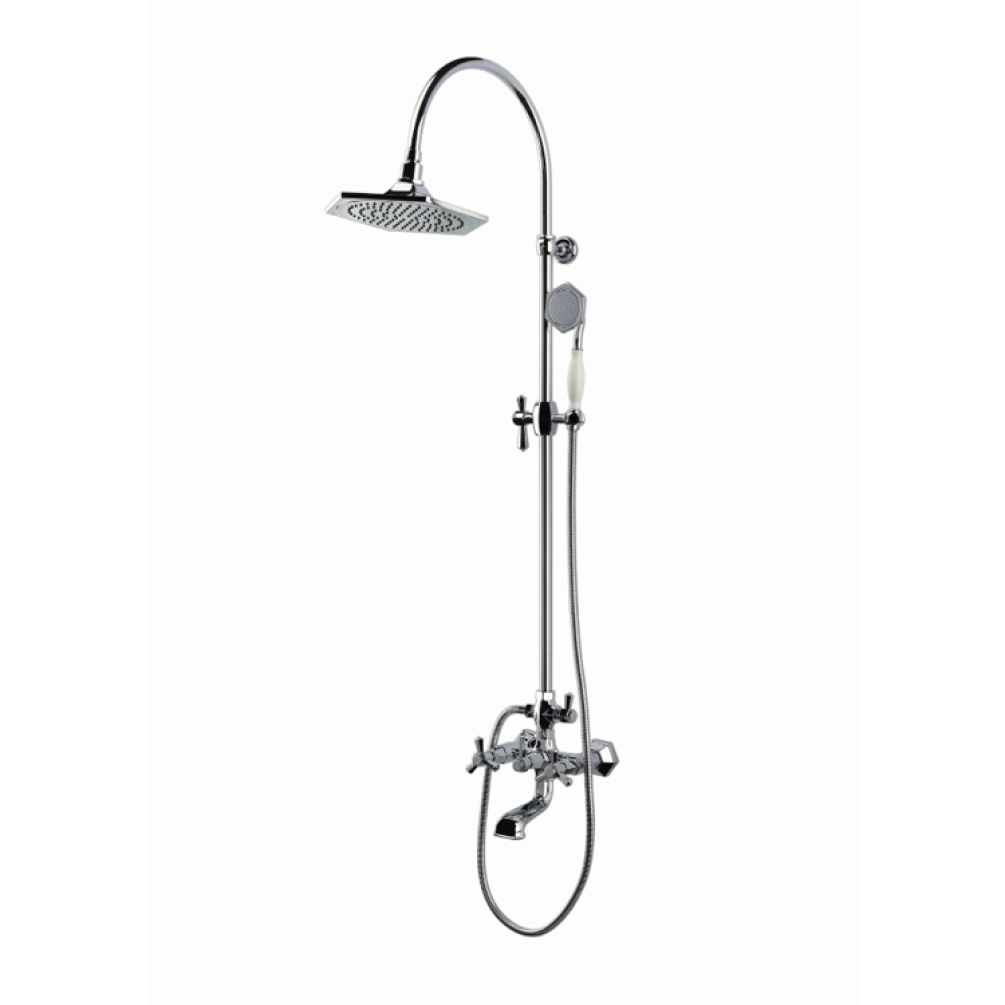 Photo of RAK Washington Shower Column, Head, Handset and Spout