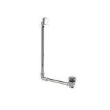 Product Cut out image of the Burlington Exposed Bath Overflow with Click Clack Waste