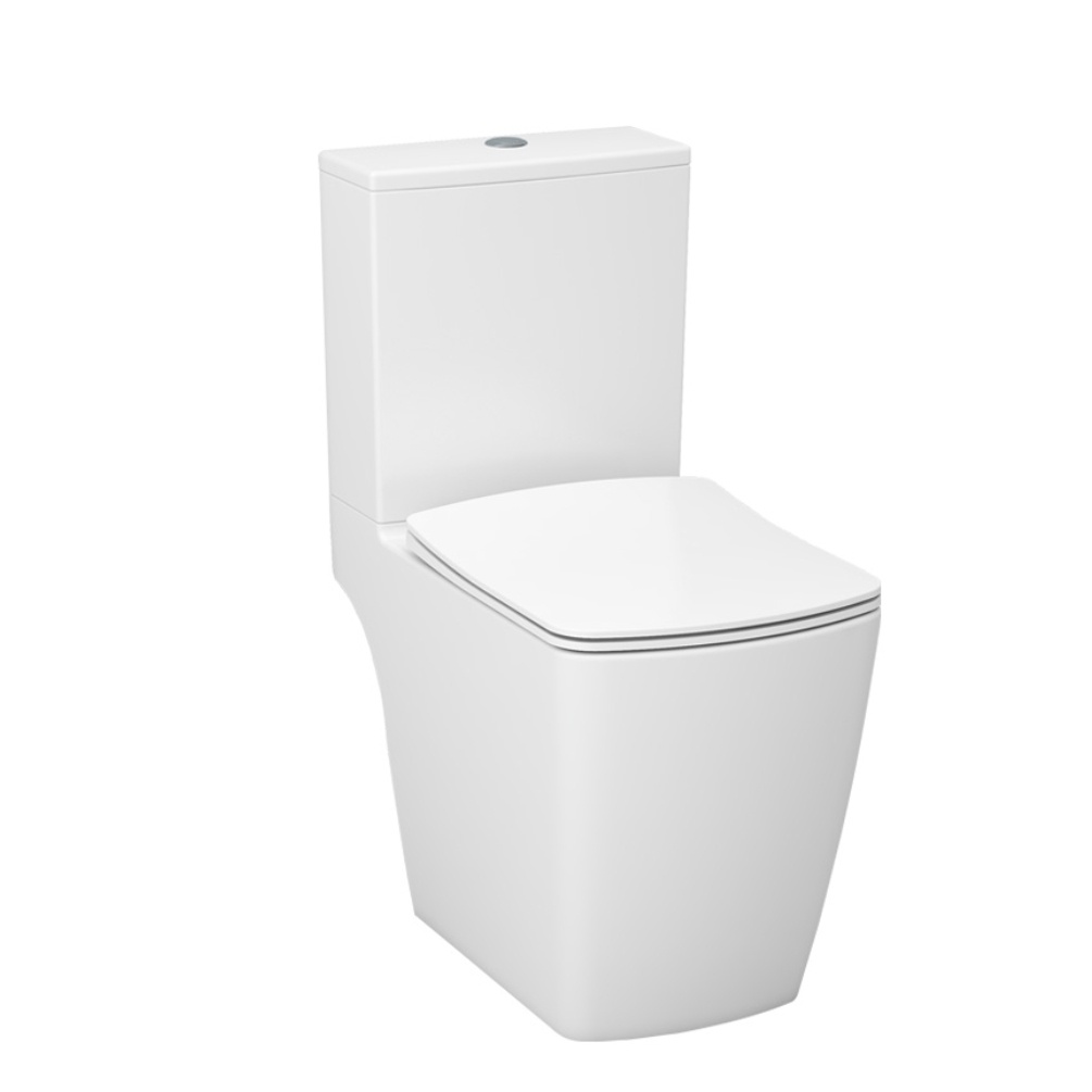 Imex Ravine Rimless Comfort Height Open Back Close Coupled Toilet Cut Out