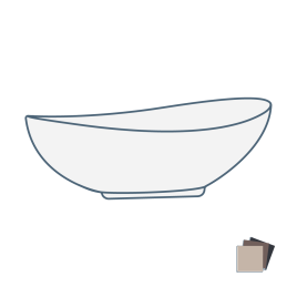 iconography image of solid surface material basins/bathroom sinks