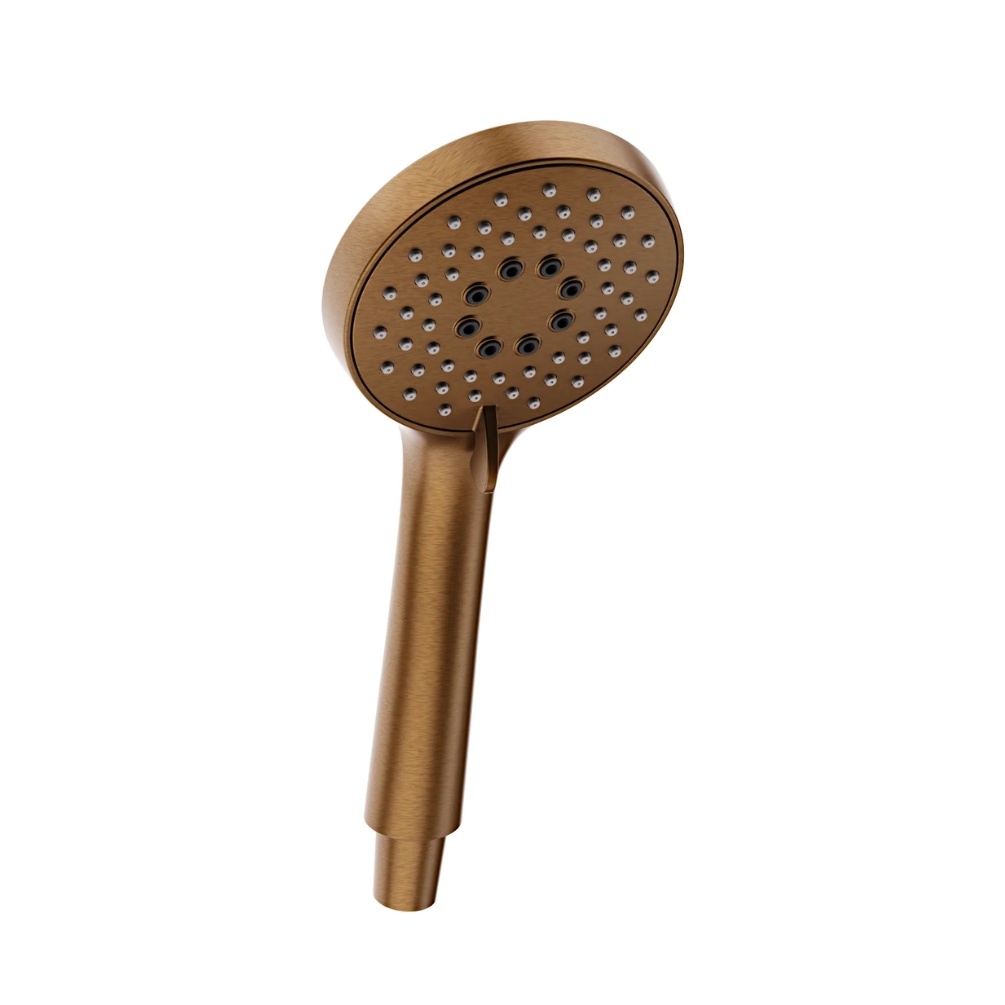 Crosswater Brushed Bronze 3-Mode Shower Handset Cut Out