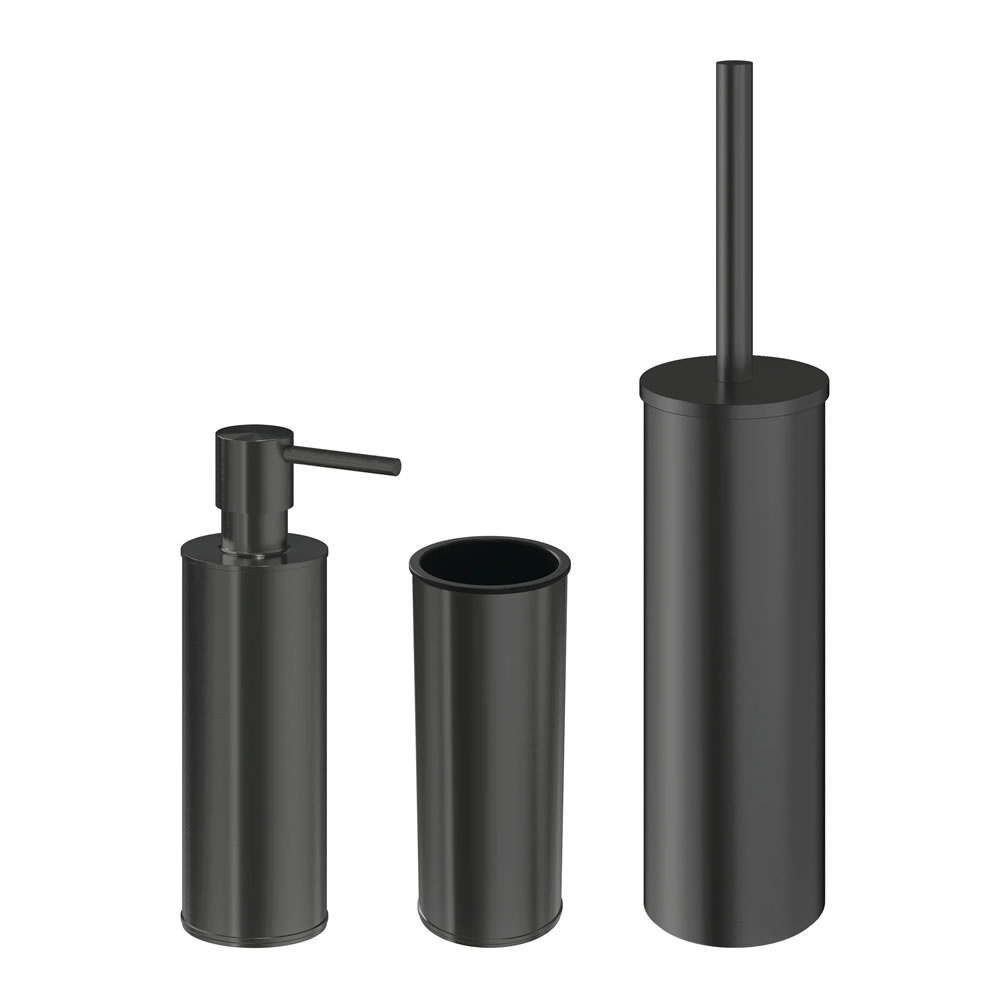Cutout image of Crosswater MPRO Slate Freestanding Accessory Set