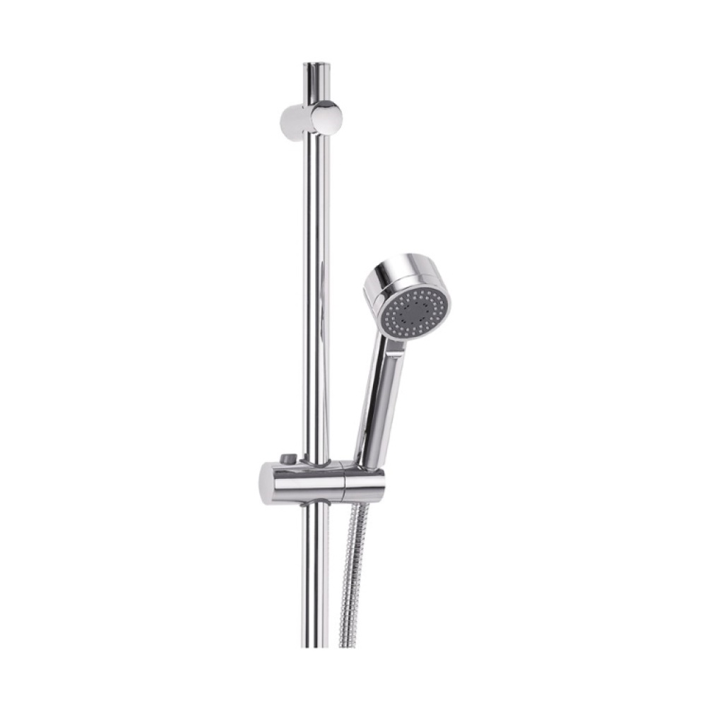 Product cutout image of Crosswater Fusion 3 Mode Shower Kit with adjustable riser rail, round handset and hose