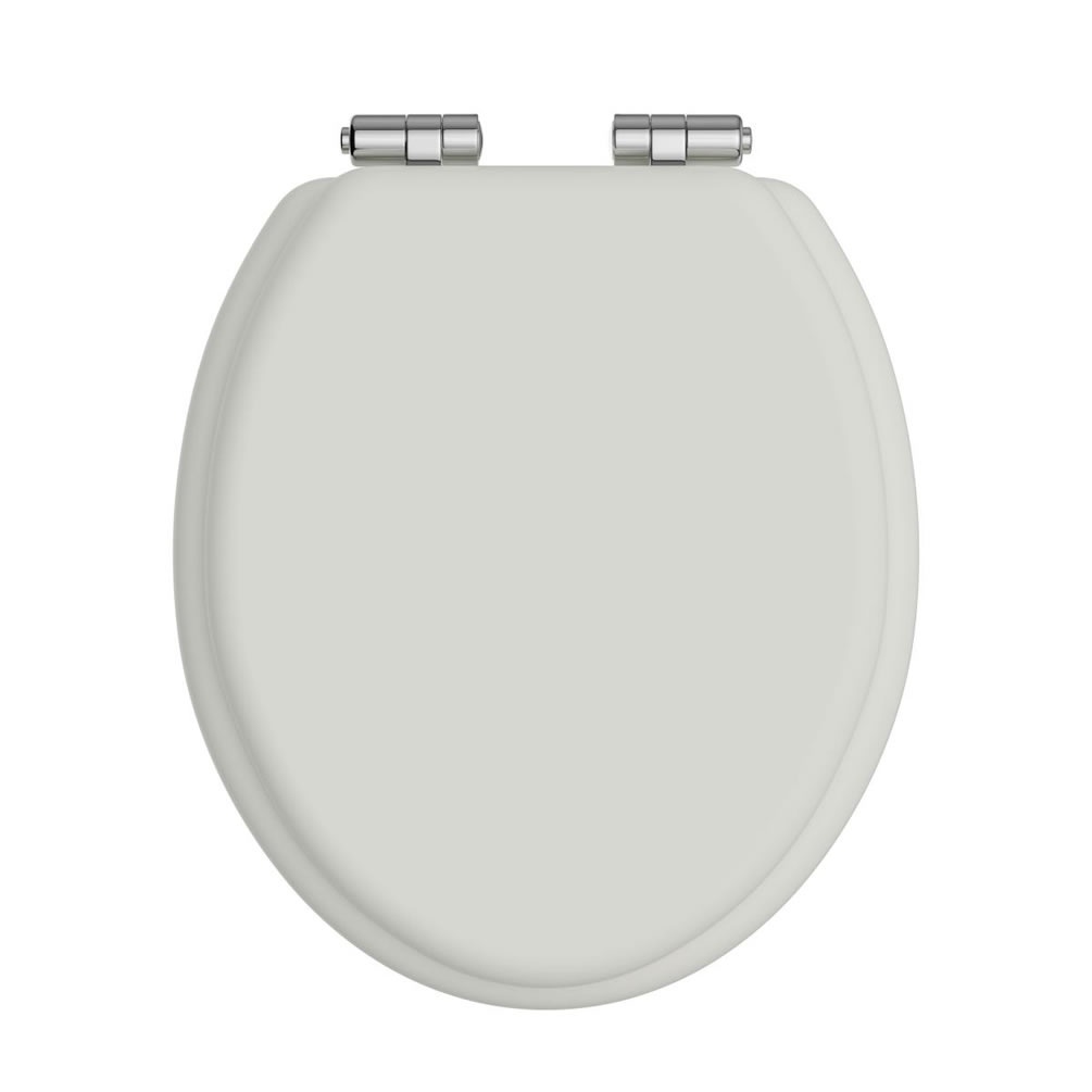 Heritage Chantilly Soft Close WC Seat With Chrome Hinges