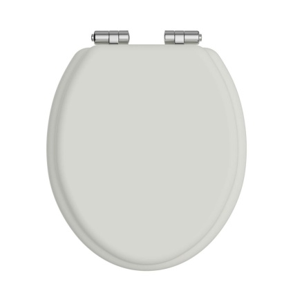 Heritage Chantilly Soft Close WC Seat With Chrome Hinges
