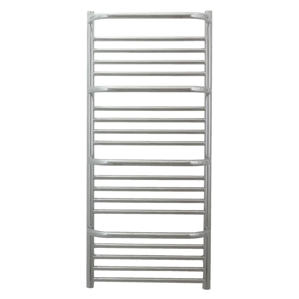 Cut out image of the The Sussex Range by JIS Findon 1210mm x 540mm Polished Stainless Steel Heated Towel Rail