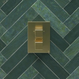 image of crosswater limit shower valve brushed brass
