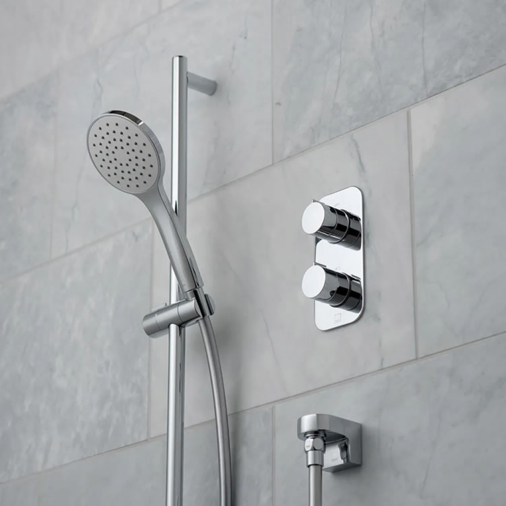 Lifestyle image of Vado Tablet Altitude Single Outlet Thermostatic Shower Pack