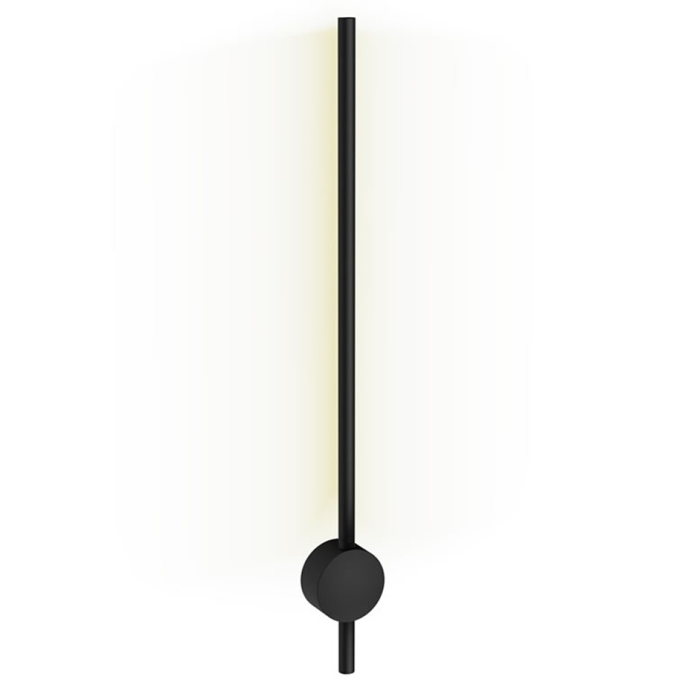 Cutout image of Crosswater Tranquil Matt Black Pillar Light