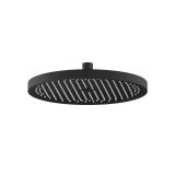 Vado Safari Matt Black 260mm Round Shower Head