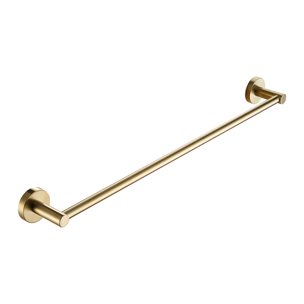 Product Cut out image of the JTP Vos Brushed Brass 600mm Towel Rail