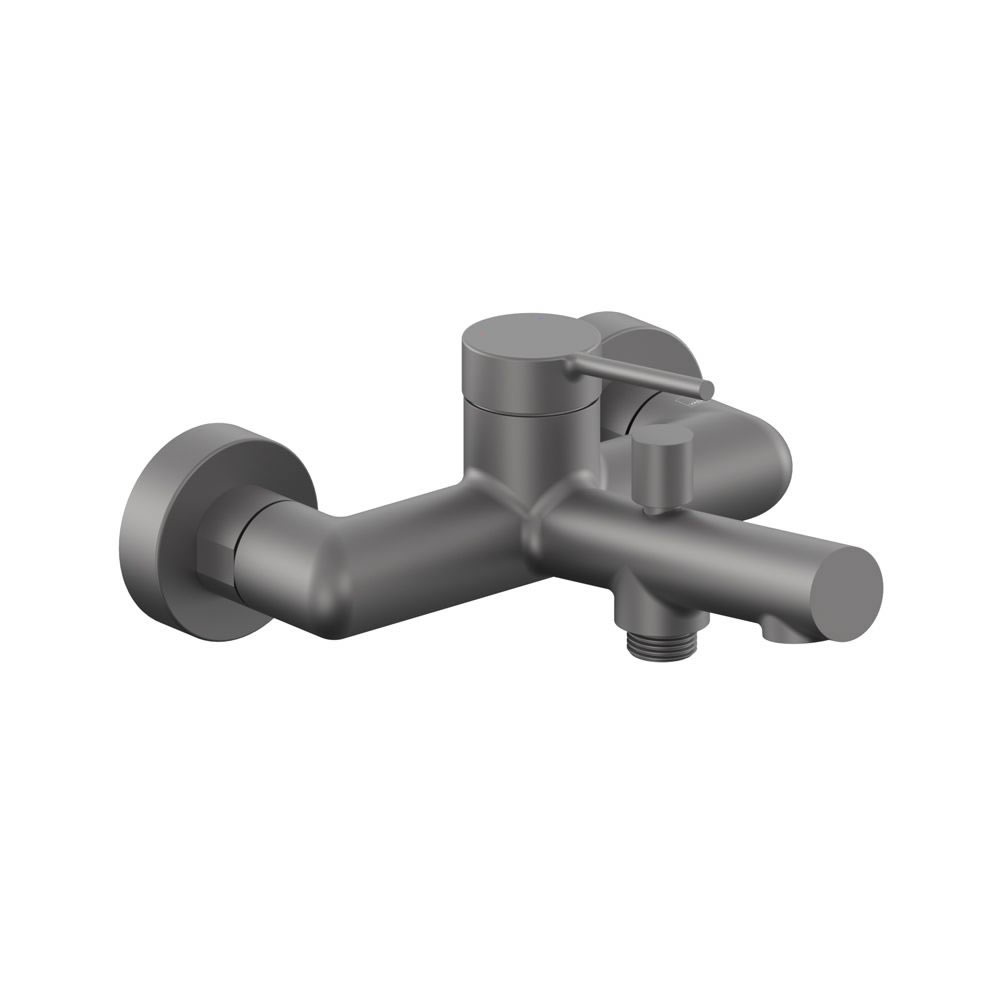 Vado Safari Lever Pewter Wall Mounted Exposed Bath Shower Mixer