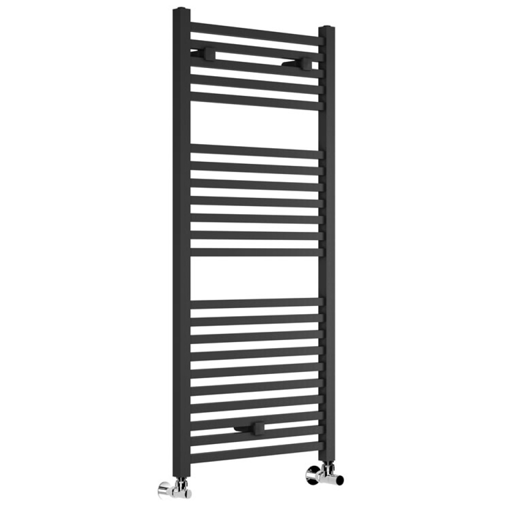 Cutout image of Lazzarini Todi Anthracite Towel Radiator