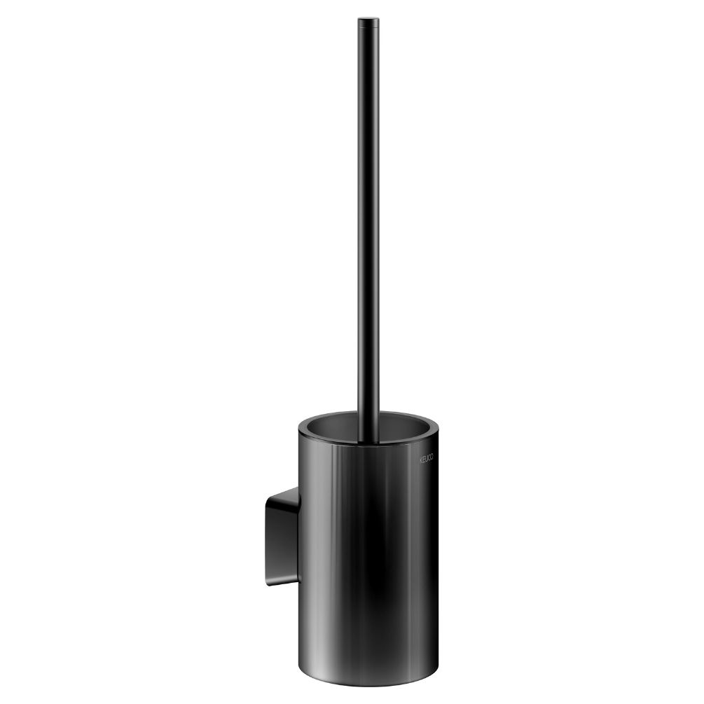 KEUCO Aveno Matt Black Toilet Brush Set