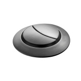 Product cut out image of the Tavistock Gunmetal Round Dual Flush Button