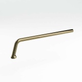 Product Cut out image of the Burlington Gold P Trap Connection Pipe