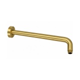 Cutout image of TED Brushed Brass Wall-Mounted Shower Arm