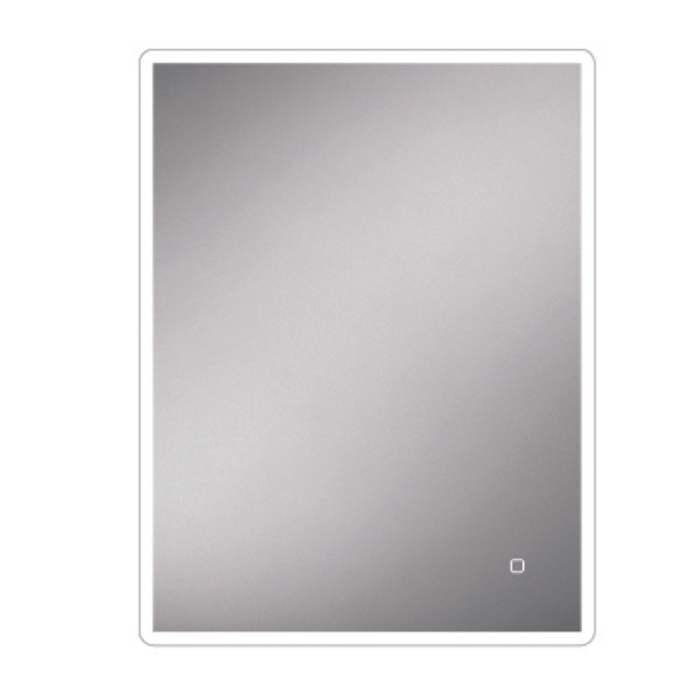 Product Cut out image of the HIB Vega 600mm Charging LED Bathroom Mirror