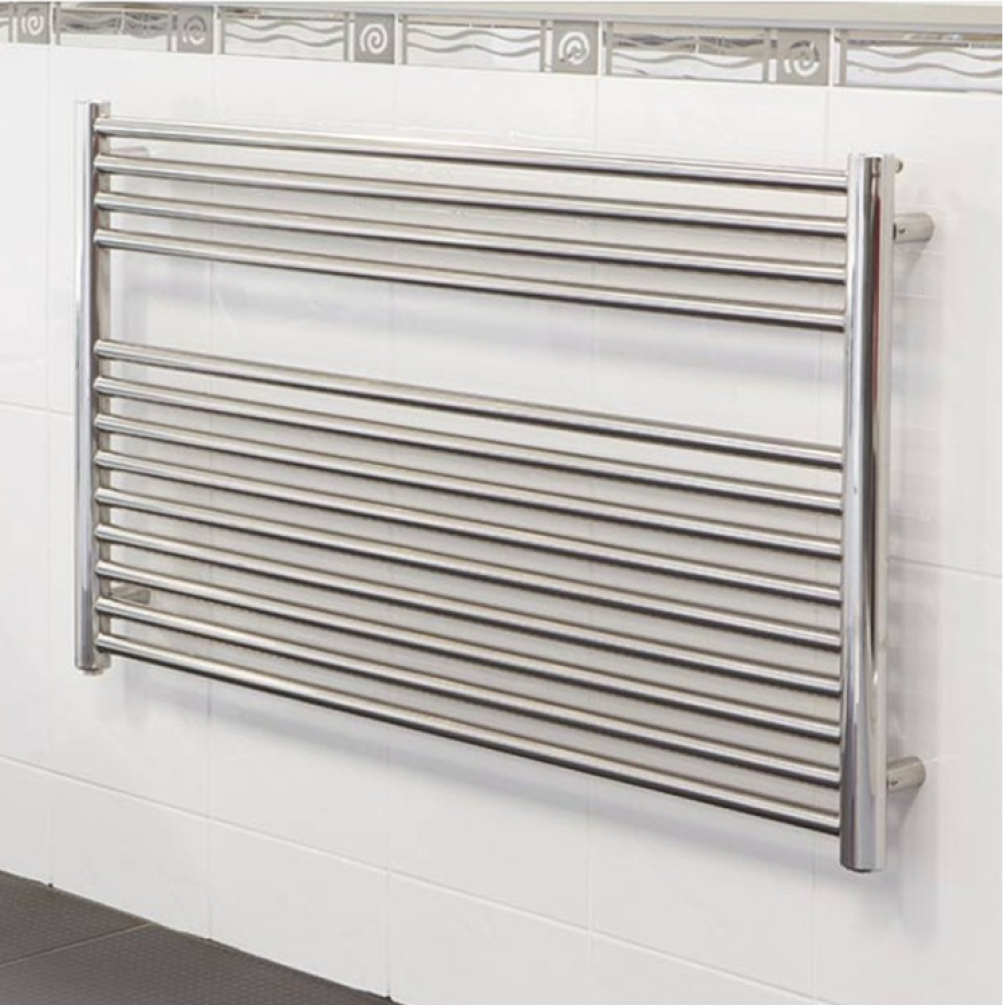 Radox Premier XL Flat Stainless Steel Towel Radiator - Horizontal - Image Shot