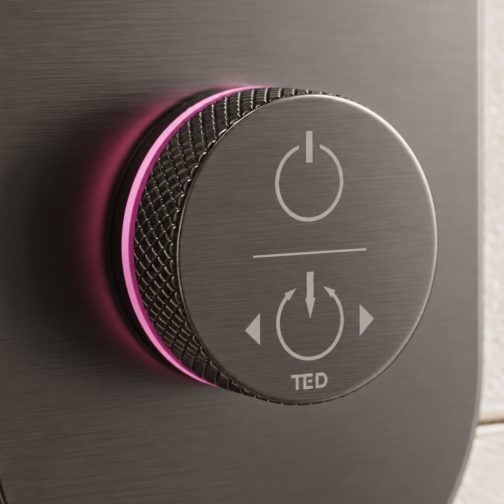 Closeup image of TED TOGO knurled handle upgrade