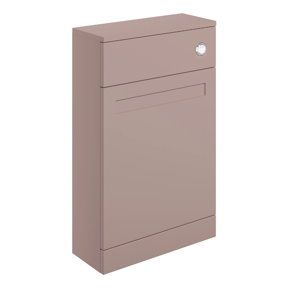 Apex Frame Matt Peony Floorstanding 500mm WC Unit Cut Out