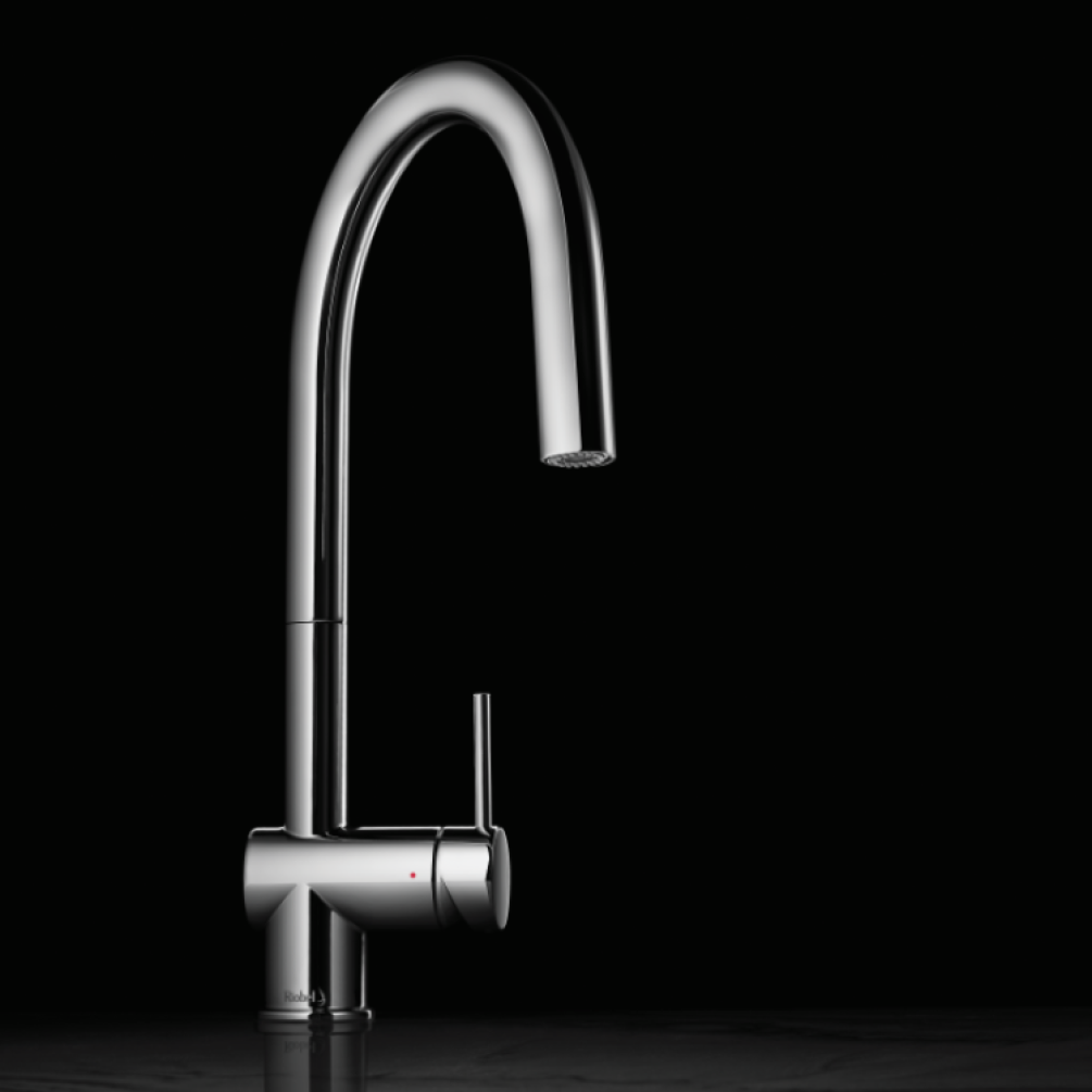 Photo of the Riobel Azure Single Lever Kitchen Mixer in Chrome