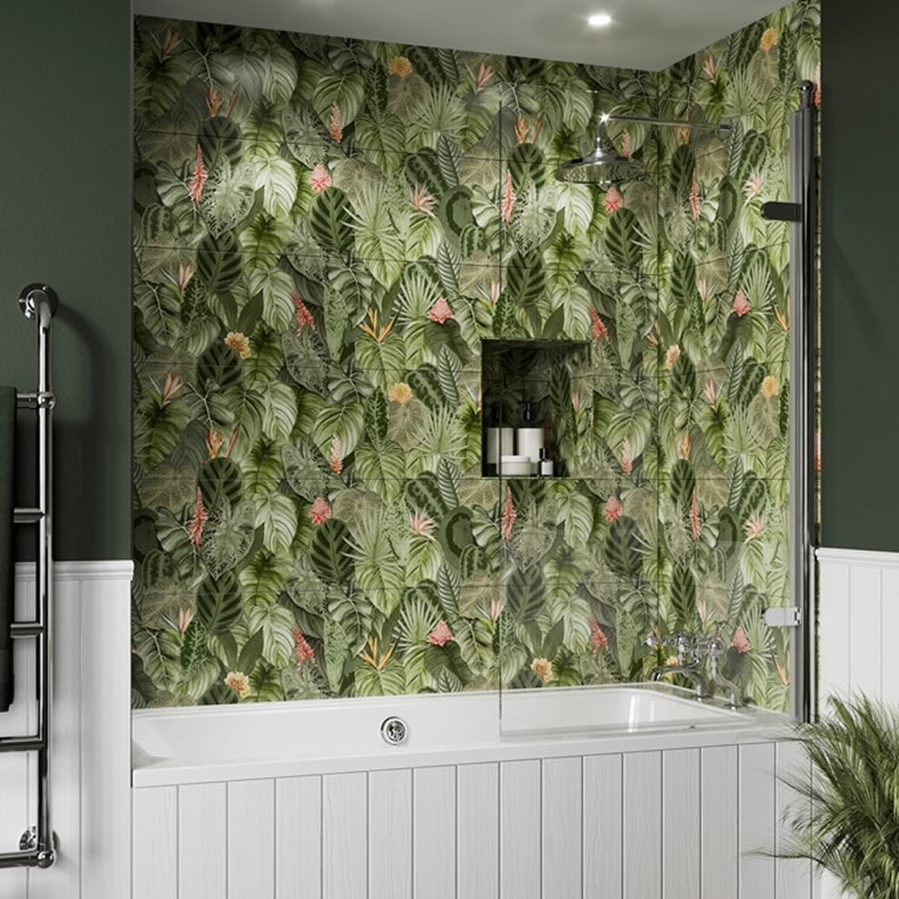 Burlington Classique 1850 Chrome Bath Screen