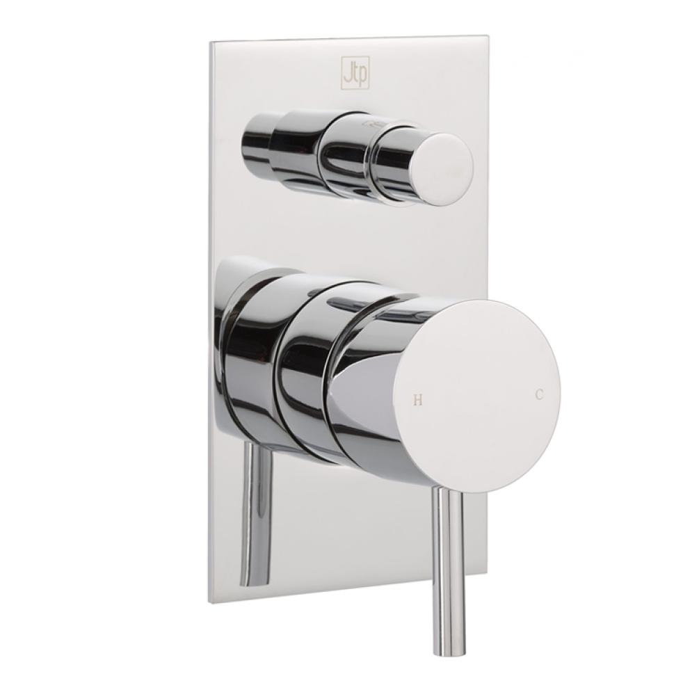 Photo of JTP Florence Chrome Single Lever Diverter Valve Cutout
