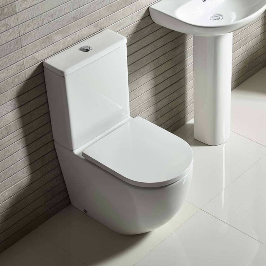 Photo of Tavistock Orbit Close Coupled Back to Wall Toilet Lifestyle Image