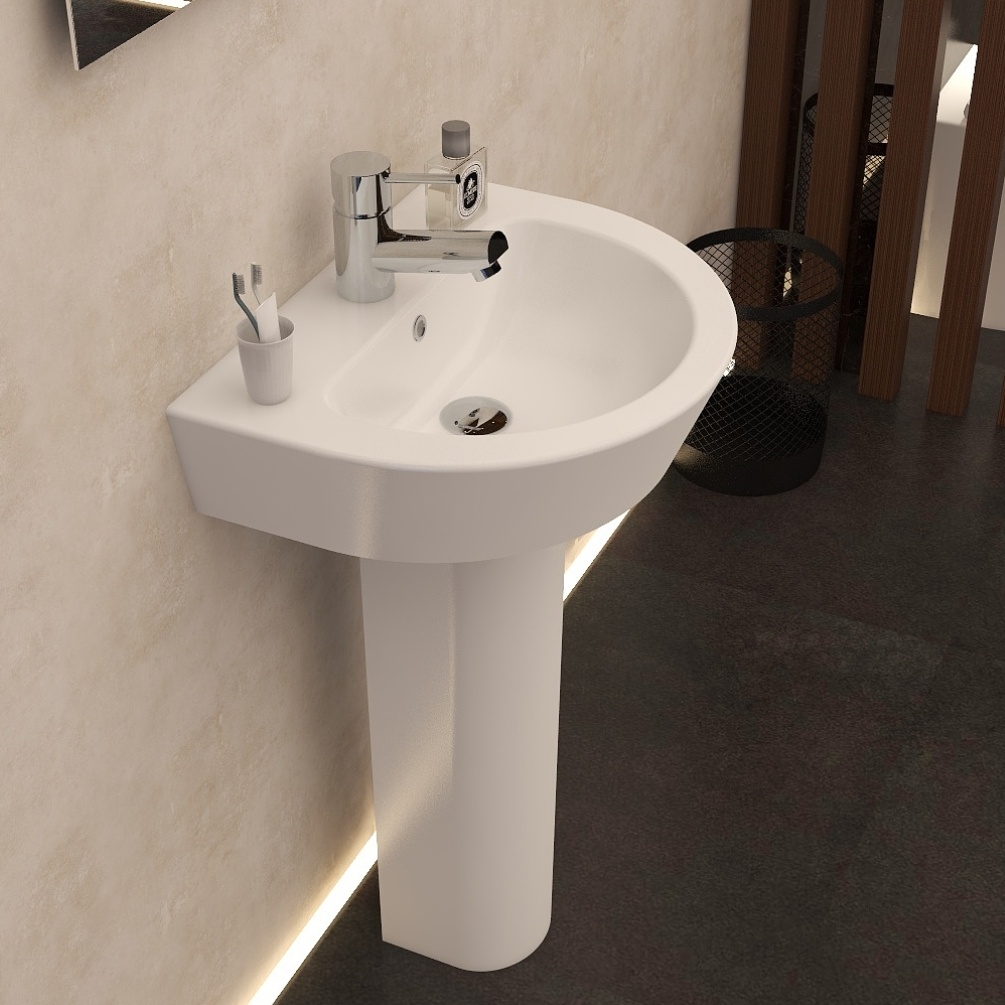 Imex Arco Full Pedestal Basin Lifestyle 1