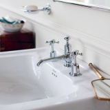 Product Lifestyle image of the Burlington Claremont 3 Tap Hole Basin Mixer