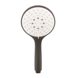 Product Cut out image of the Crosswater MPRO Matt Black Handset Shower in portrait