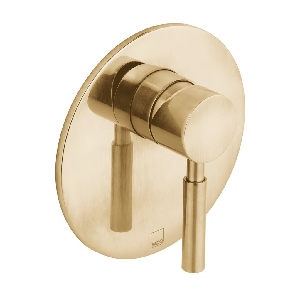 Cutout image of Vado Individual Origins Brushed Gold Manual Shower Valve