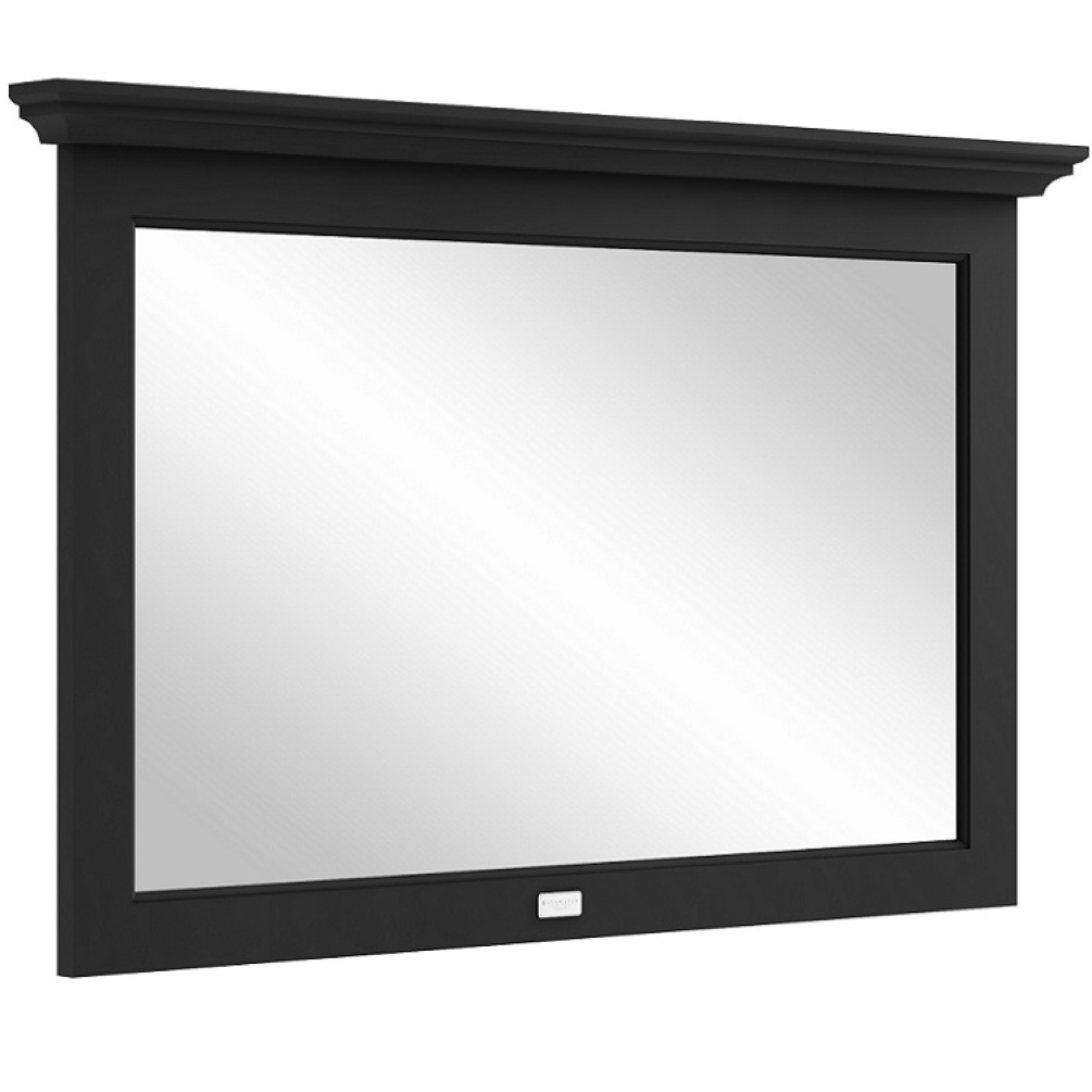 Product cut out photo image of Bayswater 1200mm Matt Black Flat Mirror BAYF487