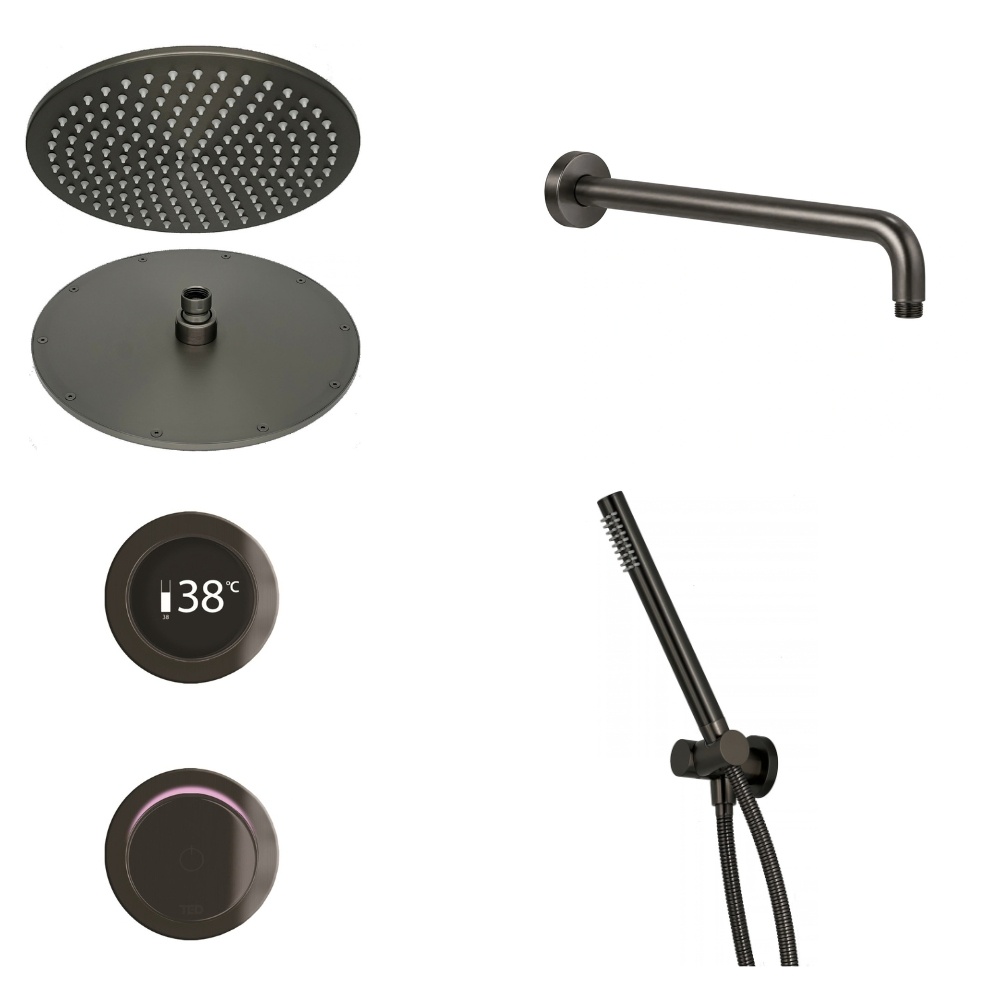 Ted Togo Gunmetal Ring Valve Wall Arm Cut Out