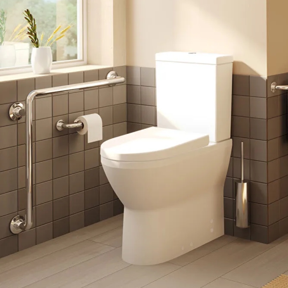 VitrA Integra D-Shape Comfort Height Closed Back Close Coupled Toilet Lifestyle 1