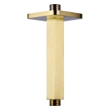 JTP Hix Brushed Brass 150mm Ceiling Shower Arm