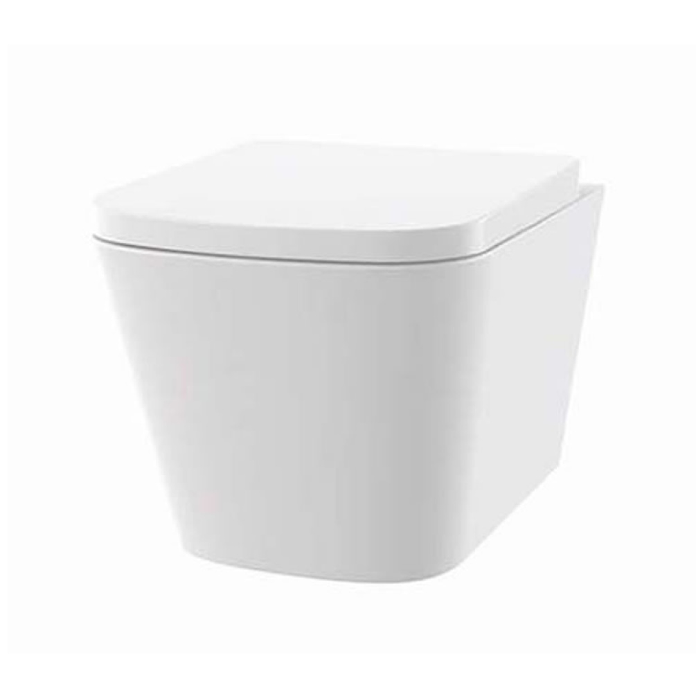 Cut Out Image of The White Space Anon Rimless Wall Hung WC