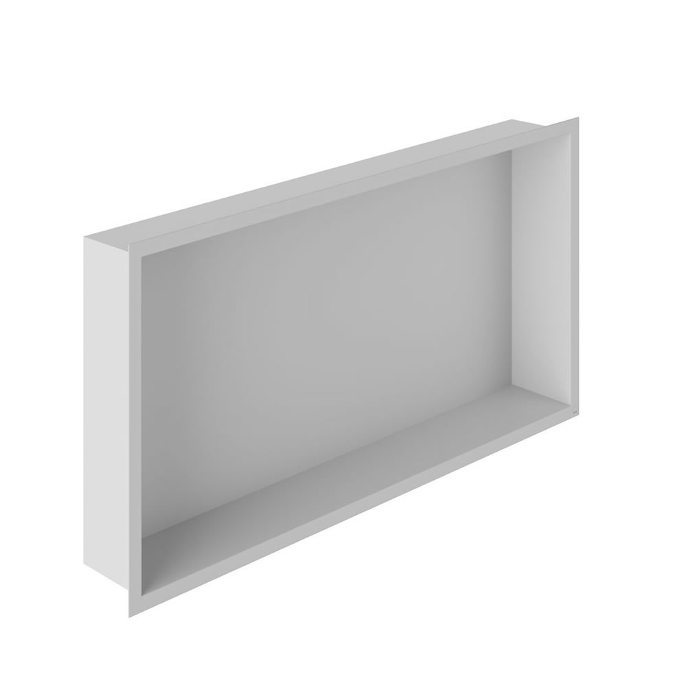 Vado Muse 623 x 323mm Matt White Shower Niche